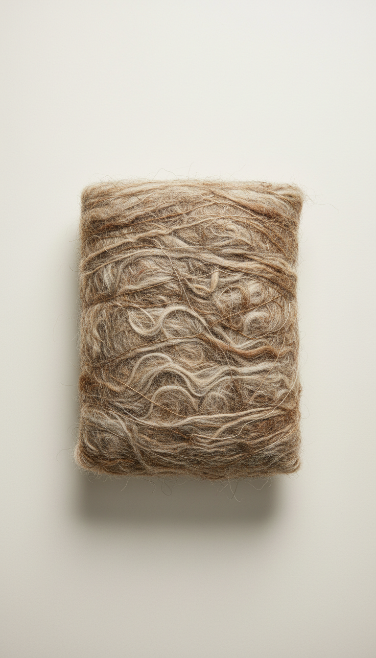 Heritage Undyed Wool Batts